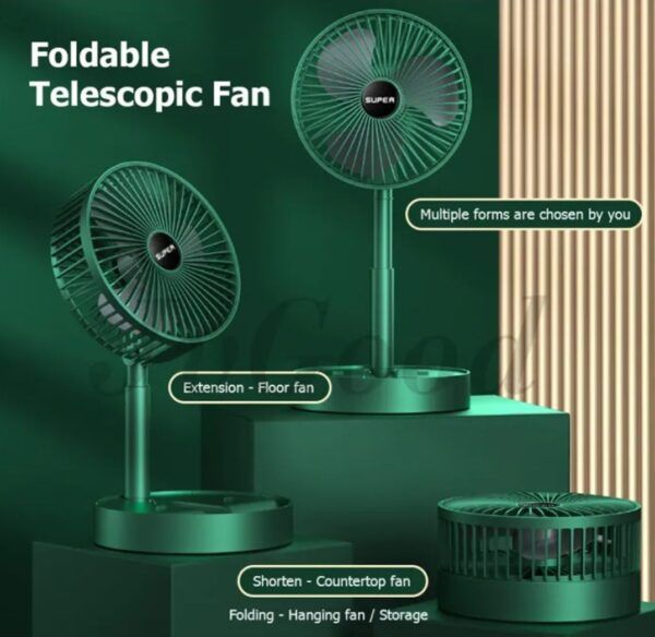 USB Rechargeable Folding Fan | ইউএসবি রিচার্জেবল ফোল্ডিং ফ্যান Specification 1