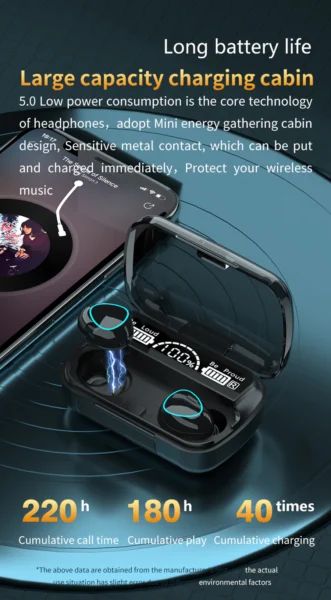 M10 TWS Wireless Earbuds | ওয়্যারলেস Specification 4