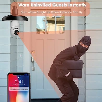 Bulb 360 Degree Wireless Security Camera | বাল্ব ওয়্যারলেস সিকিউরিটি ক্যামেরা Specification 1