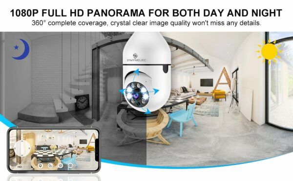 Bulb 360 Degree Wireless Security Camera | বাল্ব ওয়্যারলেস সিকিউরিটি ক্যামেরা Specification 4