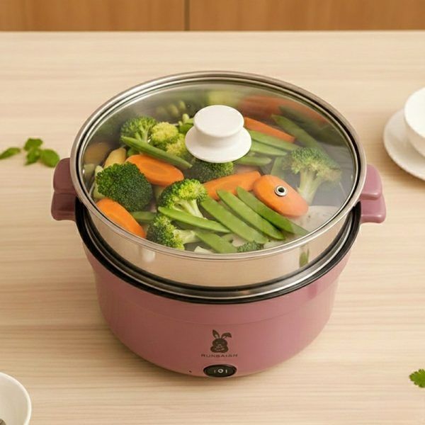 RUNBAISN 5.5L Big Multi Cooker – Electric Non-Stick Rice Cooker &amp; Multi-Function Cooking Pot for 1–5 People | কুকার ইলেকট্রিক রাইস চাল মাল্টিফাংশনাল কুকিং পট Specification 2