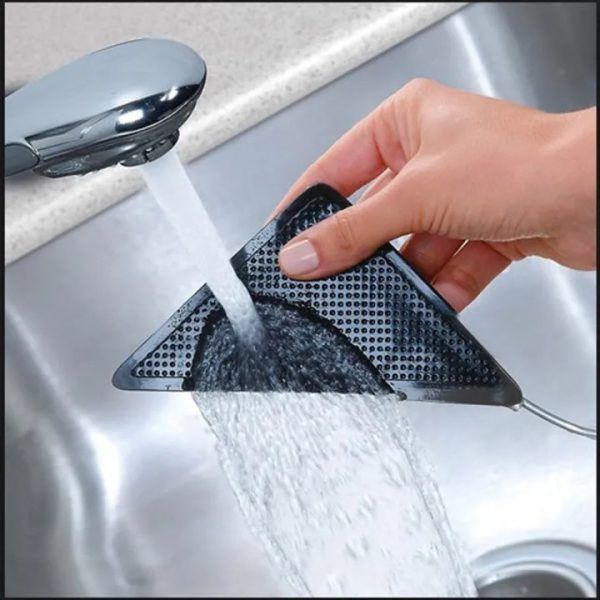 4 Pcs Triangle Carpet Non-Slip Stickers – Reusable Anti-Skid Rug Grippers, Double-Sided Carpet Fixing Pads for Tile, Wood &amp; Smooth Floors | কার্পেট স্টিকার উড পিস Specification 3