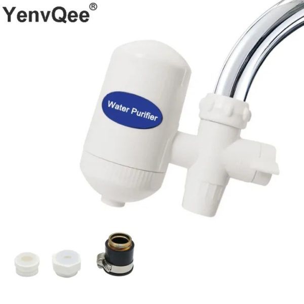 Faucet Water Filter with Washable Ceramic Filter Cartridge Tap Water Purifier For Household Kitchen Faucet Percolator | ফসেট ওয়াটার পানি ফিল্টার ট্যাপ পিউরিফায়ার হাউসহোল্ড সংসার কিচেন রান্নাঘর Specification 2