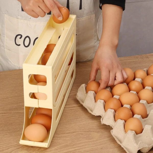 (২ পিস) 4 Layer Egg Storage Rack Specification 1
