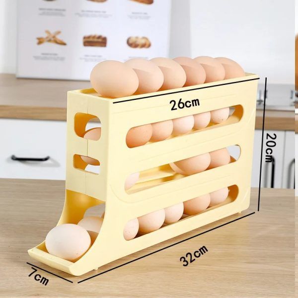 (2 পিস) 4 Layer Eggs Storage Rack Specification 1