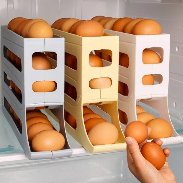 (2 পিস) 4 Layer Eggs Storage Rack Specification 4