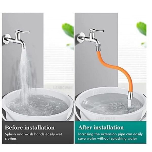 2 Pecs 360 Degree Adjustable Faucet Extender Water Tap | ফসেট ওয়াটার পানি ট্যাপ পিস Specification 3