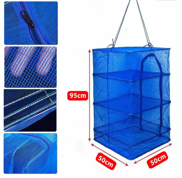 Foldable 4 layer Multifunctional Food Drying Case | ফোল্ডেবল মাল্টিফাংশনাল ফুড ড্রাইং Specification 3