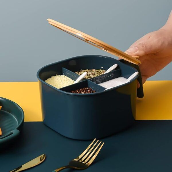 Multi-Function Four Grid Spice Box | মাল্টিফাংশনাল বক্স বাক্স Specification 2