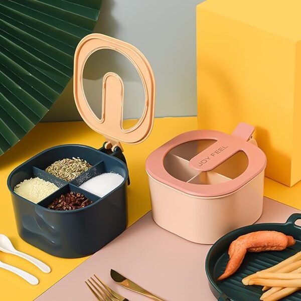 Multi-Function Four Grid Spice Box | মাল্টিফাংশনাল বক্স বাক্স Specification 3