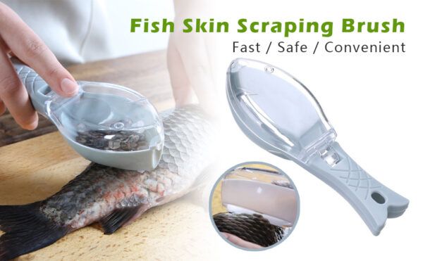 2 pcs Set Fish Scale Remover | ফিশ মাছ স্কেল রিমুভার পিস সেট Specification 1