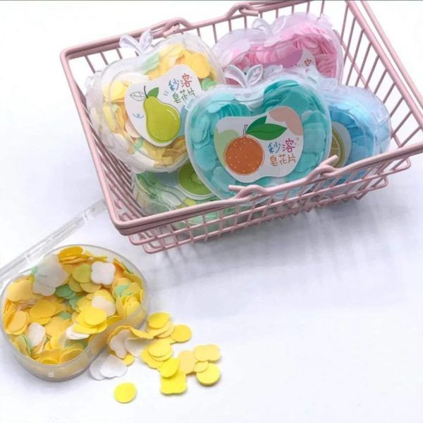 1 Pcs Portable Paper Soap Sheets in Cute Apple Shape Box – Travel Dissolvable Hand Wash Soap for Kids &amp; Adults, Ideal for Outdoor, Kitchen &amp; Camping | পোর্টেবল সাবান বক্স বাক্স ট্রাভেল হ্যান্ড হাত ওয়াশ কিডস শিশু আউটডোর কিচেন Specification 2