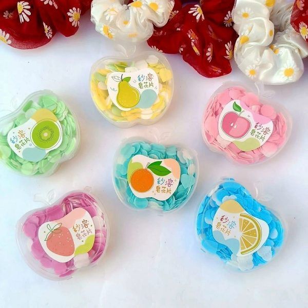 1 Pcs Portable Paper Soap Sheets in Cute Apple Shape Box – Travel Dissolvable Hand Wash Soap for Kids &amp; Adults, Ideal for Outdoor, Kitchen &amp; Camping | পোর্টেবল সাবান বক্স বাক্স ট্রাভেল হ্যান্ড হাত ওয়াশ কিডস শিশু আউটডোর কিচেন Specification 3