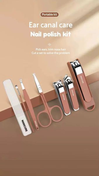 Anti-Splash Nail Clipper Set – (7 PCS) Manicure Protection Tools | নখ ক্লিপার টুল সেট পিস Specification 2