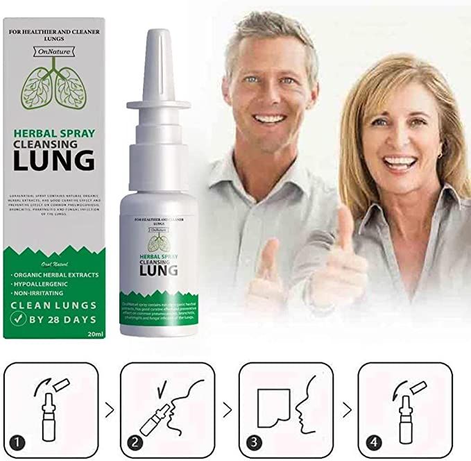Lung Detox Herbal Cleanser Spray for Smokers | হারবাল ক্লেনজার স্প্রে Specification 4