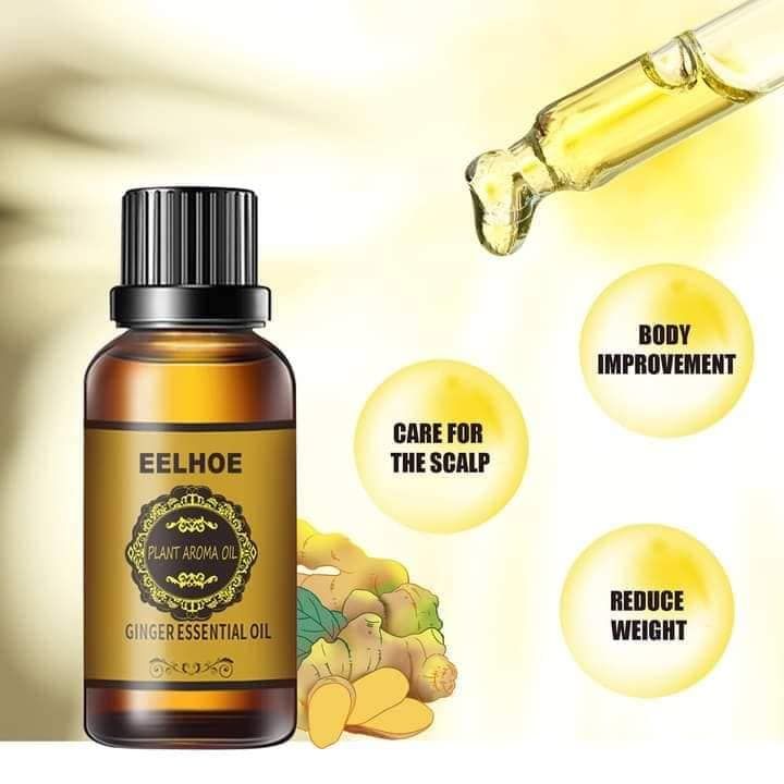 Belly Drainage Ginger Essential Oil (2 Pis) | আদা অয়েল তেল Specification 1
