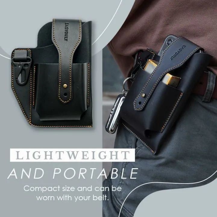 Retro Men’s Belt Waist Bag( Black Color) | বেল্ট ওয়েস্ট ব্যাগ Specification 1