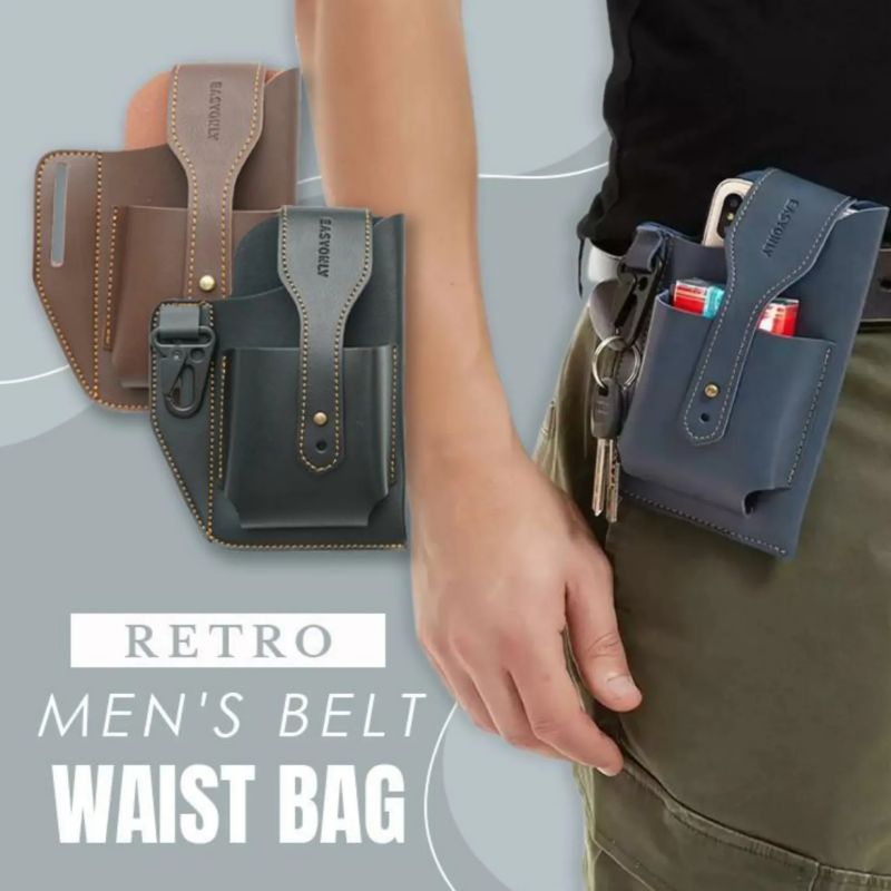 Retro Men’s Belt Waist Bag(Blue Color) | বেল্ট ওয়েস্ট ব্যাগ Specification 2